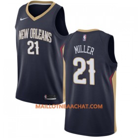 Maillot NBA New Orleans Pelicans Darius Miller 21 Nike 2017-18 Navy Swingman - Homme